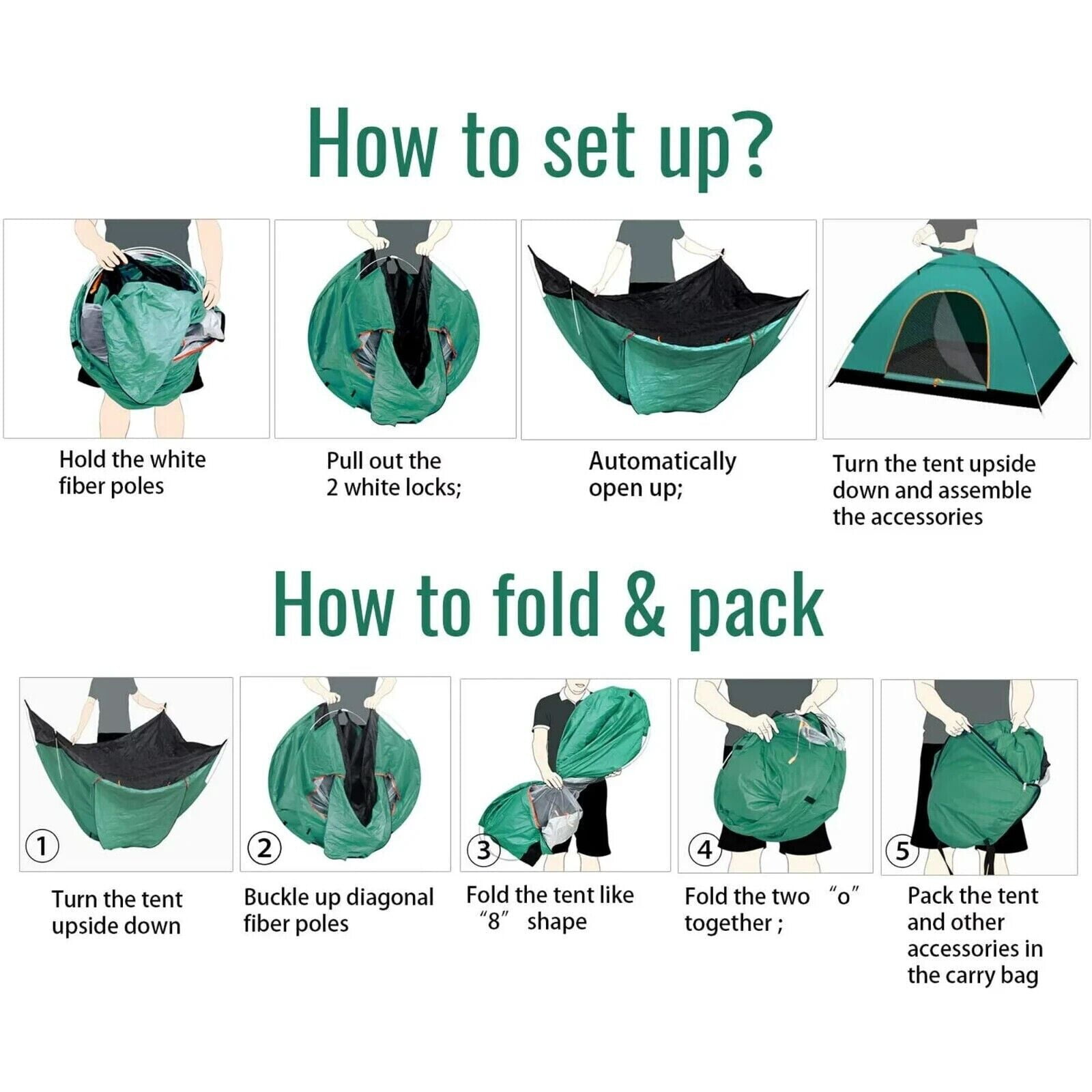 Waterproof 2 Person Tent Backpacking Hiking Camping Tent Sun Shelter Best New