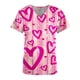 thumbnail image 4 of Fiudx Ofertas y Liquidaciones Blusa Informal de Manga Corta con Cuello En V y Bolsillos Estampados para Mujer a La Moda, 4 of 5