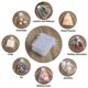 thumbnail image 3 of 100 pcs Organza bags, 9 x 7cm - Hand-stitched White, 3 of 5