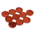 thumbnail image 4 of yuksok 10 Pcs Plateau de Base en Bois Rond pour Cabochon en Verre DIY 25mm Rouge Rouge -25 mm, 4 of 9