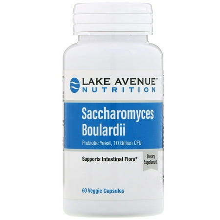 Lake Ave Nutrition Saccharomyces Boulardii 10 Billion CFU 60 Veggie Capsules