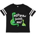 thumbnail image 3 of Inktastic My Papaw Grandpa Loves Me Dinosaur Boys Toddler T-Shirt, 3 of 5