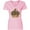 AD-Pink, variant on Inktastic Cheetah Print Pumpkin Women's V-Neck T-Shirt