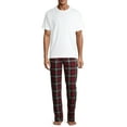 thumbnail image 2 of Hanes Men's and Big Men's Cozy Micro Fleece Pajama Pants, 2 of 6