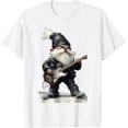 thumbnail image 1 of Punk Rock gnomo tocar guitarra eléctrica Camiseta, 1 of 2