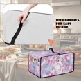thumbnail image 6 of ZIATUBLES Cute Axolotl Print Toaster Oven Cover Stain Resistant Dust Protector with Side Pockets Cat Scratch Proof Kitchen Countertop Organization, Fits 18.5" x 14.5" x 9", 6 of 8