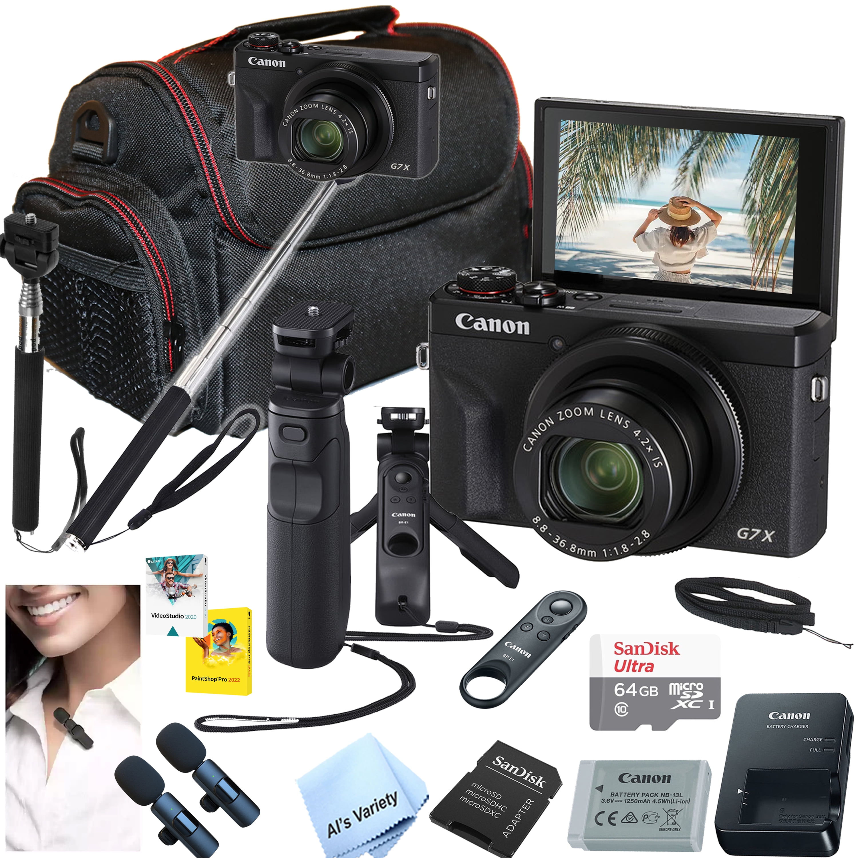Canon PowerShot G7x Mark II 20.1MP Digital Camera, 4.2x Optical