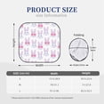 thumbnail image 3 of Xecao Heart Rabbit for Foldable Car Sun Shades (2-Pack) offer sun protection with an easy-fold design for convenient windshield shading., 3 of 7