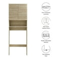 thumbnail image 2 of Render Bathroom Storage Cabinet in Travertine, 2 of 9