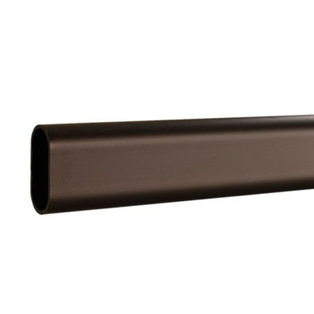 8 Ft Oil Rubbed Bronze Oval Closet Rod Walmart Com