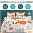 thumbnail image 2 of Fox (27) Duvet Cover Set Themed Multicolor Polyester Bedding Set for Bedroom Decoration, 2 of 6
