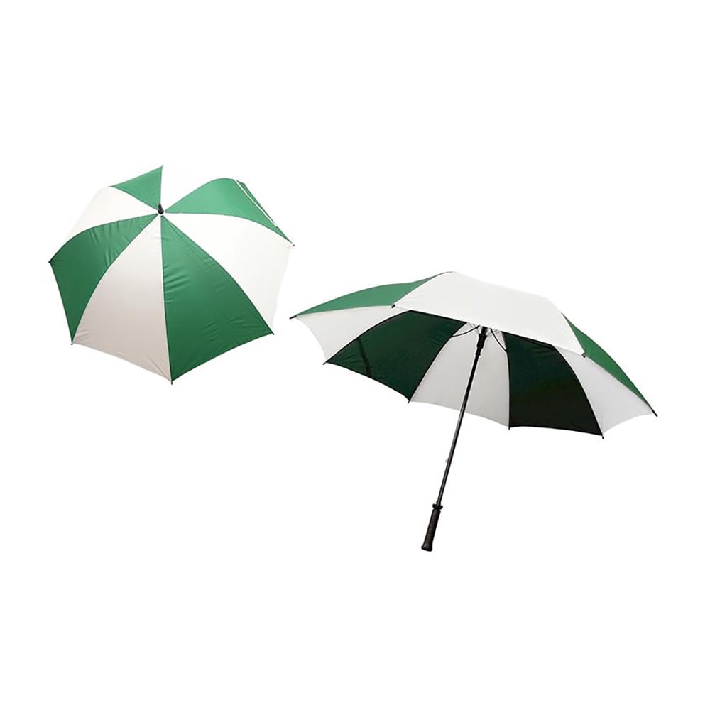 JP Lann Player Supreme Golf Umbrella 62" Green / White Single Canopy