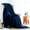 Navy Blue, variant on COOKEY Fleece Blanket Queen Size Black - 300GSM Soft Fluffy Microfiber Anti-Static Queen Blanket 90"x90" for Bed