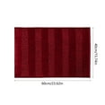 thumbnail image 3 of Mecorevxz Bathroom Rugs 16x24Inch,Extra Soft Absorbent Chenille Bath Rugs,Rubber Backing Fast Dry,Machine Washable Bath Mats for Bathroom Floor,Tub and Shower, Home Decor Accessories,Red, 3 of 6