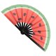 thumbnail image 4 of 1pc Japanese Style Watermelon Fan Decorative Handheld Foldable Fan Decor, 4 of 4