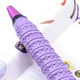 thumbnail image 3 of LEEYNEER 10PCS -slip Breathable Over Grip Sweatband Tennis Overgrips Tape Badminton Racket Grips Sweatband, 3 of 5