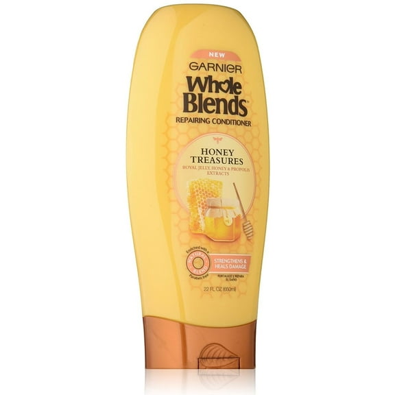 Garnier Whole Blends Repairing Conditioner, Honey Treasures Extracts 22 oz (Pack of 2)