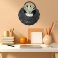 thumbnail image 3 of Woven Wall Basket 8"x6" | Natural Willow Hanging Planter | Wall Mounted Storage Display, 3 of 5