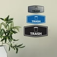 thumbnail image 4 of Fancy Trash Sign (White/Red) - Large, 4 of 5