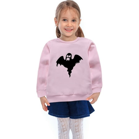 

Odeerbi Toddler Boys Girls Sweatshirt Children Printed Long Sleeve Top Pink