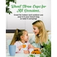 thumbnail image 7 of Wheatstraw Cups Set of 4 - 12oz Drinking Cups for Kids Adults Dishwasher Safe Unbreakable Reusable, 7 of 7