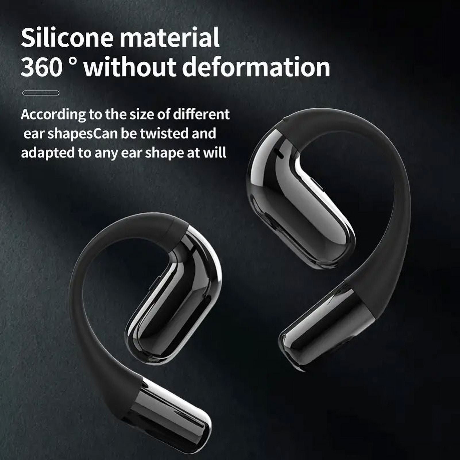 Bluetooth Earbuds Wireless Ear-hook OWS Earphones for Samsung Galaxy A54 5G/A34 5G/A24 - Over the Ear Headphones True Stereo Charging Case Hands-free Mic Headset