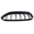 thumbnail image 5 of piezas de cubierta de marco de rejilla delantera de coche estilo fibra de carbono para Z4 G29 2019-2022, color negro, 5 of 5