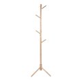 thumbnail image 2 of Wooden Coat Hat Rack Cloth Hat Stand Standing Hanger Floor Stand for Bedroom, 2 of 7