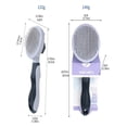 thumbnail image 4 of Cat Hair Brush & Deshedding Dog Brush - Pet Grooming Tool for All Coats. Features Ergonomic Handle For Comfy Grip, 4 of 8
