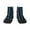 2 Black-2, variant on Blue Seahorse Print Adult Socks, Crew Moisture-wicking Socks, Unisex Cushion Crew Socks,Casual Sports Ankle Socks
