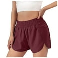 thumbnail image 1 of PENGXIANG Short d'Entraînement Sportif pour Femmes Pantalon de Course à Taille Élastique, 1 of 3
