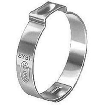 

25 Crimp Type Hose Clamps Inner Diameter Range: .453 to .524 (29/64-17/32 )