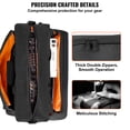thumbnail image 6 of VEVOR Padded DJ Mixer Gig Bag, 1200D Oxford Fabric, DJ Gear Carry Bag with a Storage Pocket 4.92 ft Removable Shoulder Strap 0.39 in Padding, 19.29 x 8.66 x 15.34 in Storage Case for DJ Controller, 6 of 9