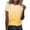 Light Yellow, variant on Women's Summer Loose T Shirt Casual Gradient Color Short Sleeve Lightweight Daily Top by Yigetop Light Yellow 2XL