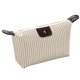 thumbnail image 2 of Bolsas de cosméticos con rayas de nailon, bolsa de maquillaje para artículos de tocador de viaje con forma de bola de masa hervida beige Ndcxsfigh Cuidado Belleza, 2 of 3