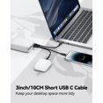 thumbnail image 4 of Cable USB-C CLAVOOP de 10 cm, 60 W, carga rápida, trenzado, 4 of 7