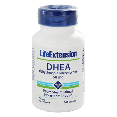 Life Extension - DHEA déhydroépiandrostérone 50 mg. - 60 Capsules