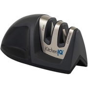 KitchenIQ Deluxe Diamond Edge Grip 2-Stage Knife Sharpener