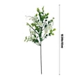 thumbnail image 3 of yulier Artificial Green Leaves Stems Branches, Artificial Fake Flowers Bouquet Picks for Spring Wreath Decorations, Floral Arrangement Vase Table Centerpiece Home Office Decor, 3 of 6
