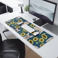 thumbnail image 2 of Long Mouse Pads for Desk,French Bulldog Sunflowers Floral Desk Mats on Top Of Desks, Desk Mouse Pad Extra Large with 3mm Non-Slip Base and Stitched Edge for Gaming,Office,Work,Home 31.5"x11.8", 2 of 6