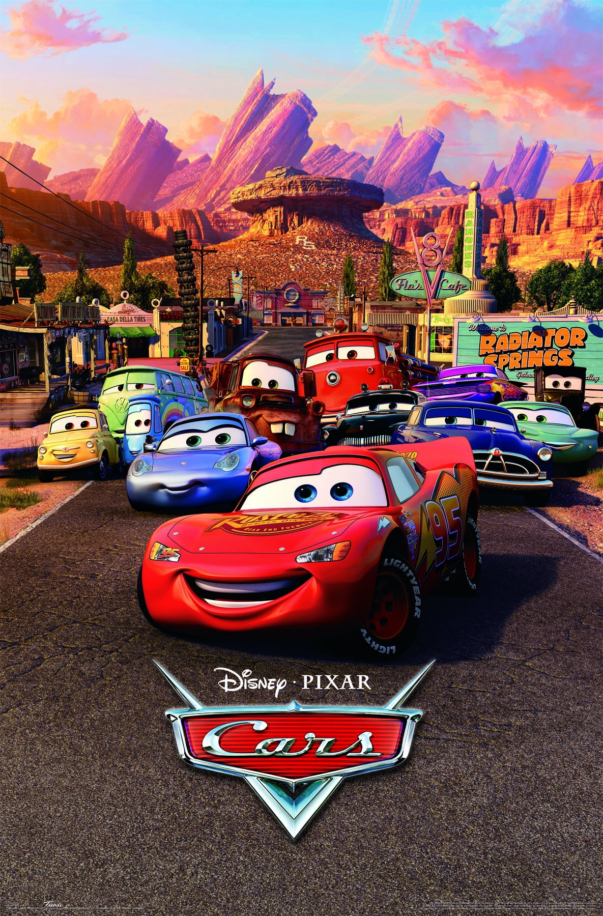 Hombre neutral Río arriba Disney Pixar Cars - One Sheet Wall Poster, 22.375" x 34" - Walmart.com