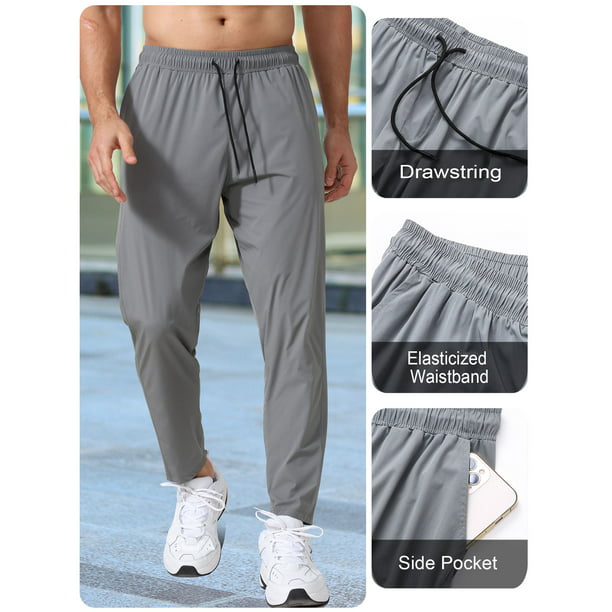 Men Jogger Pants Lightweight Sweatpants with Pockets Running Workout  Athletic Joggers 