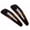 Tortoise Shell, variant on Parcelona French Clic Clac Extra Large Celluloid Snap Hair Pins for Women(2 Pcs)