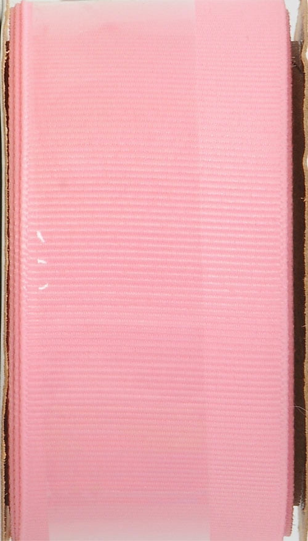 (7 pack) Offray Ribbon, Pink 1 1/2 inch Grosgrain Polyester Ribbon, 12 feet