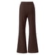 thumbnail image 4 of Pantalones rectos de yoga para mujer: tiro medio, pierna ancha, cintura elástica, bolsillos laterales profundos, lavado a mano, poliéster-spandex, tallas XS-XL, para el trabajo/el fin de semana., 4 of 5