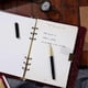 thumbnail image 2 of Diary with Lock Journal for Women, A5 6 Ring Binder Notebook for Men, Vintage Journal 7 x 9 Inch Large Refillable Lock Diary, Burgundy, 2 of 4