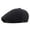 Black, variant on Men Women Berets Vintage Octagonal Newsboy Cap Breathable Linen Artist Painter Hat Retro Ivy Flat Beret Cap Men Beret Hat