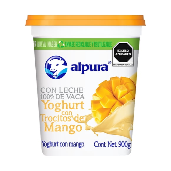 Yoghurt Alpura con mango 900 g