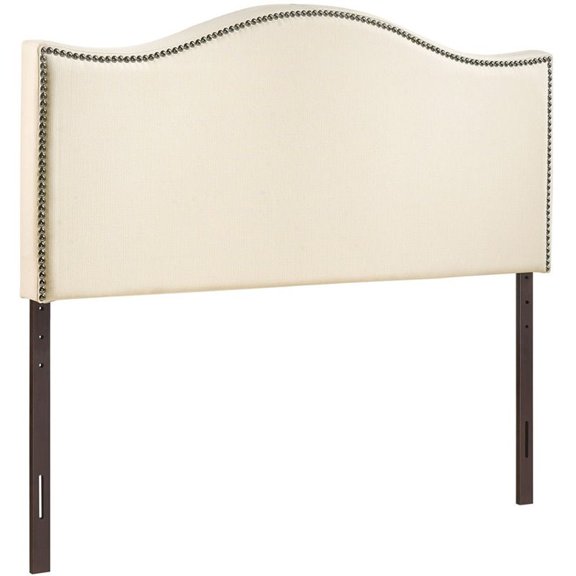Rosebery Kids Upholstered Full Panel Headboard in Ivory