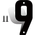 thumbnail image 1 of 12 Inch Modern Metal House Numbers, Metal Letter, Black Door Number, Metal Mailbox Numbers and Letters, Metal House Address Letters and Numbers for Outside Signs (9), 1 of 8